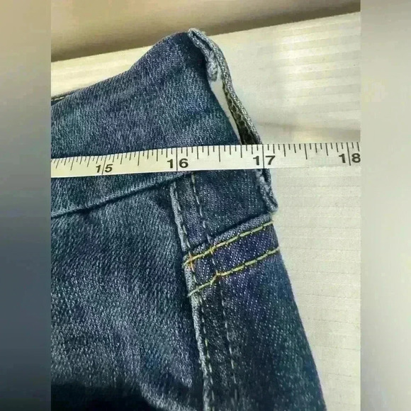 7 For All Mankind A Pocket Bootcut Jeans 28 / 6 Medium Wash Y2K Classic Fit - Picture 9 of 11